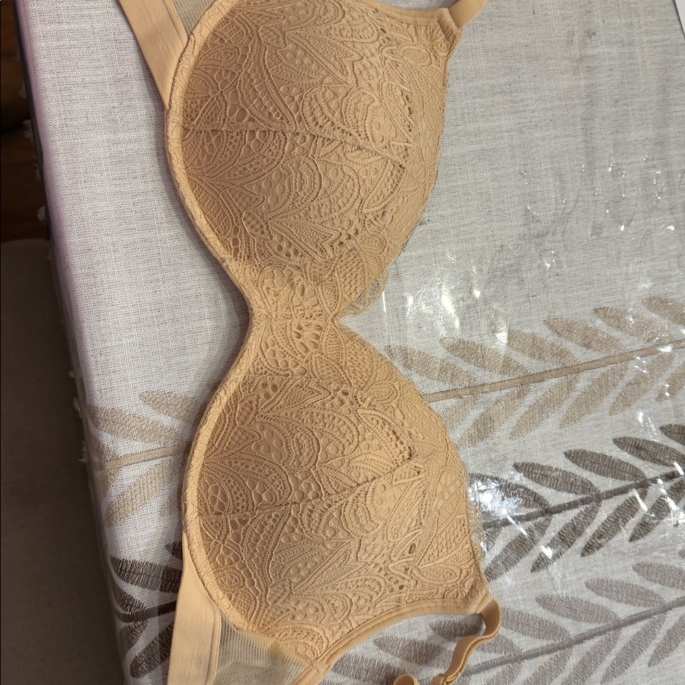 Lively Lace Tan Bra
